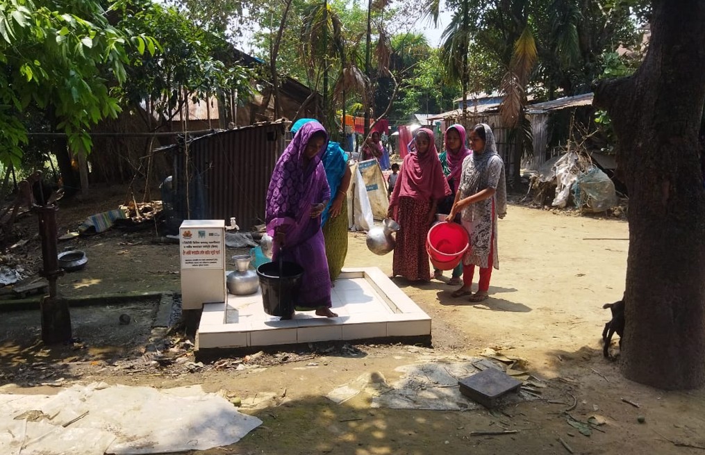 Through ERA CREA project, community members have found a safe water source.